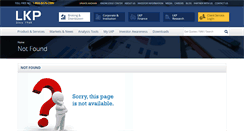 Desktop Screenshot of lkpsec.com