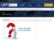 Tablet Screenshot of lkpsec.com